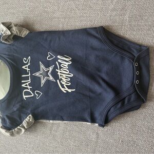 NFL Dallas Football Navy Onesie 2 pack